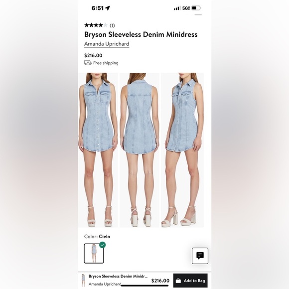 white christmas dresses Regency Dress | Square Neck Denim Mini Dress